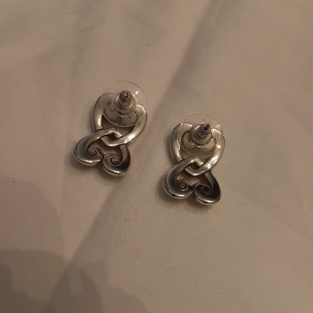 Brighton Balboa Heart Post Earrings - Picture 3 of 5